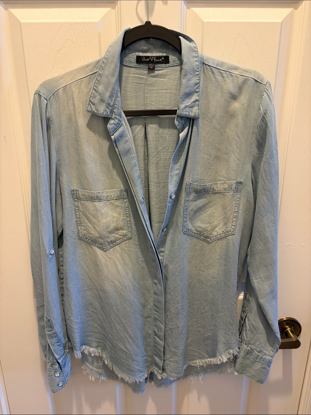 Velvet Heart Light Blue Denim Shirt